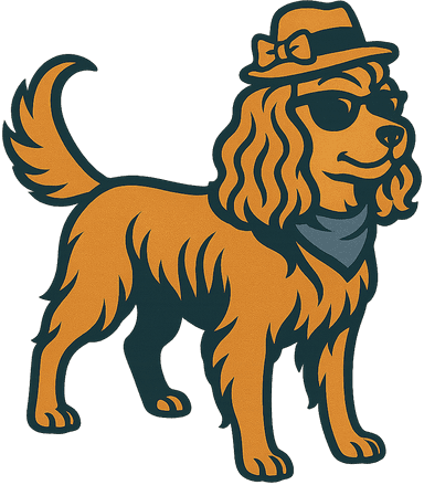 Peaches, mascot of Peachtree Paws