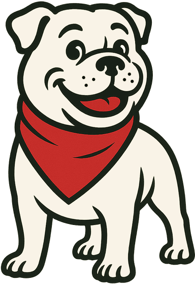 Shortie, mascot of Heart of Ohio Hounds