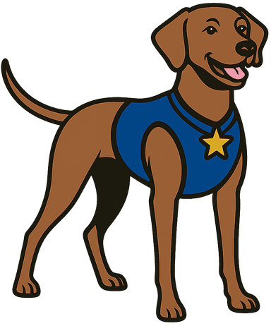Maverick, mascot of Metroplex Mutts