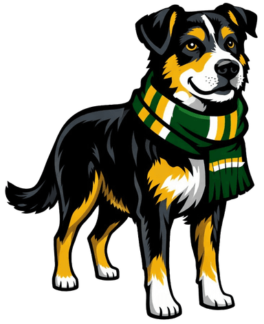 Lambeau, mascot of TitleTown Tails