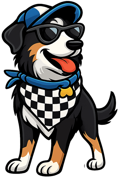 Indy, mascot of Circle City Canines