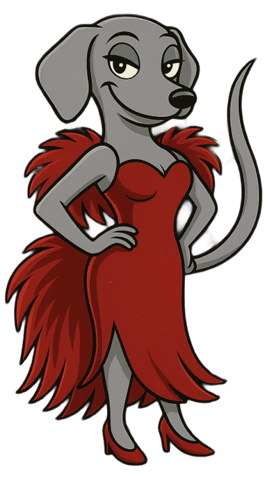 Roxy, mascot of Sin City Tails