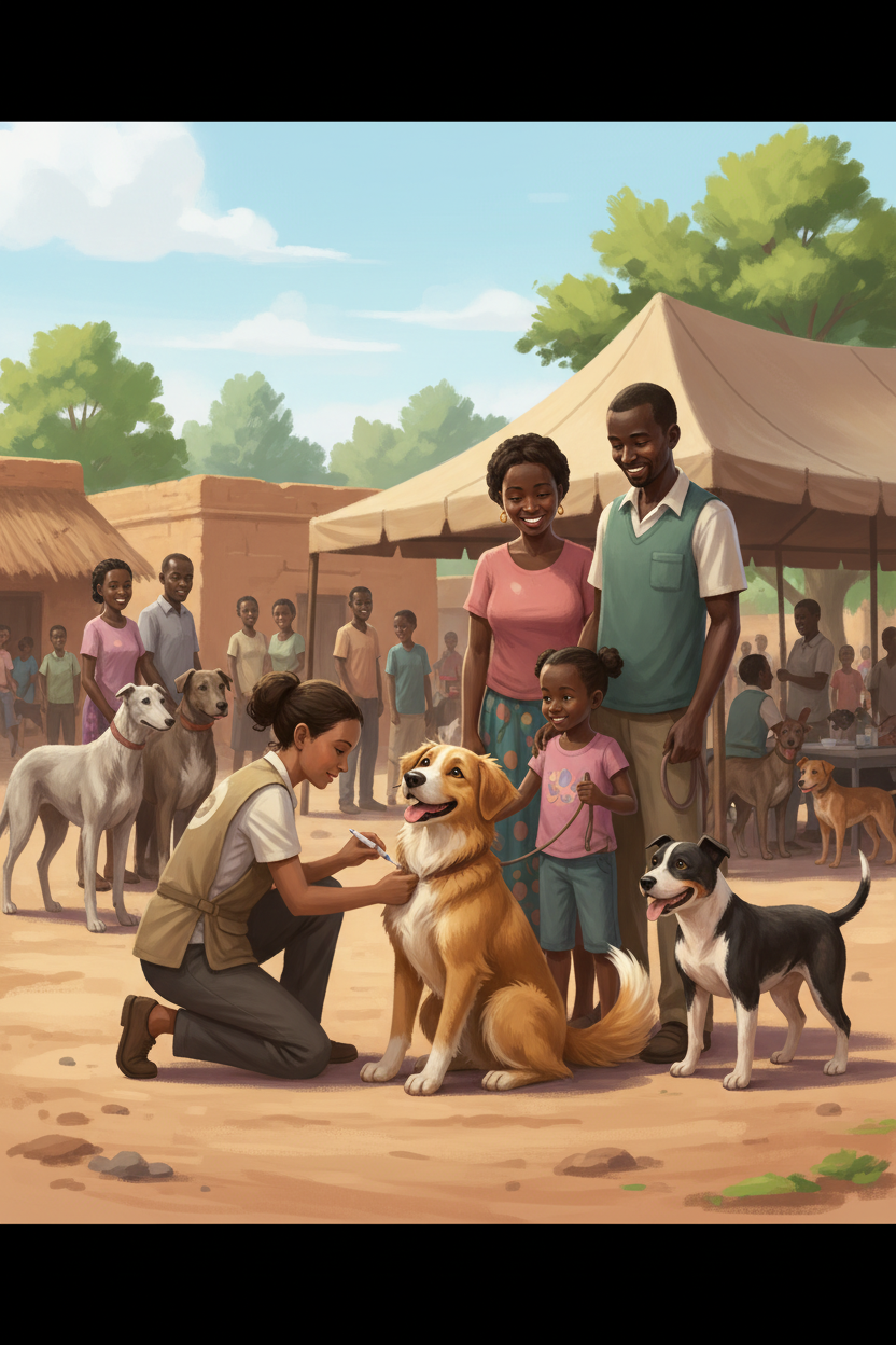 Community Effort Protects African Children from Rabies Through Dog Vaccination